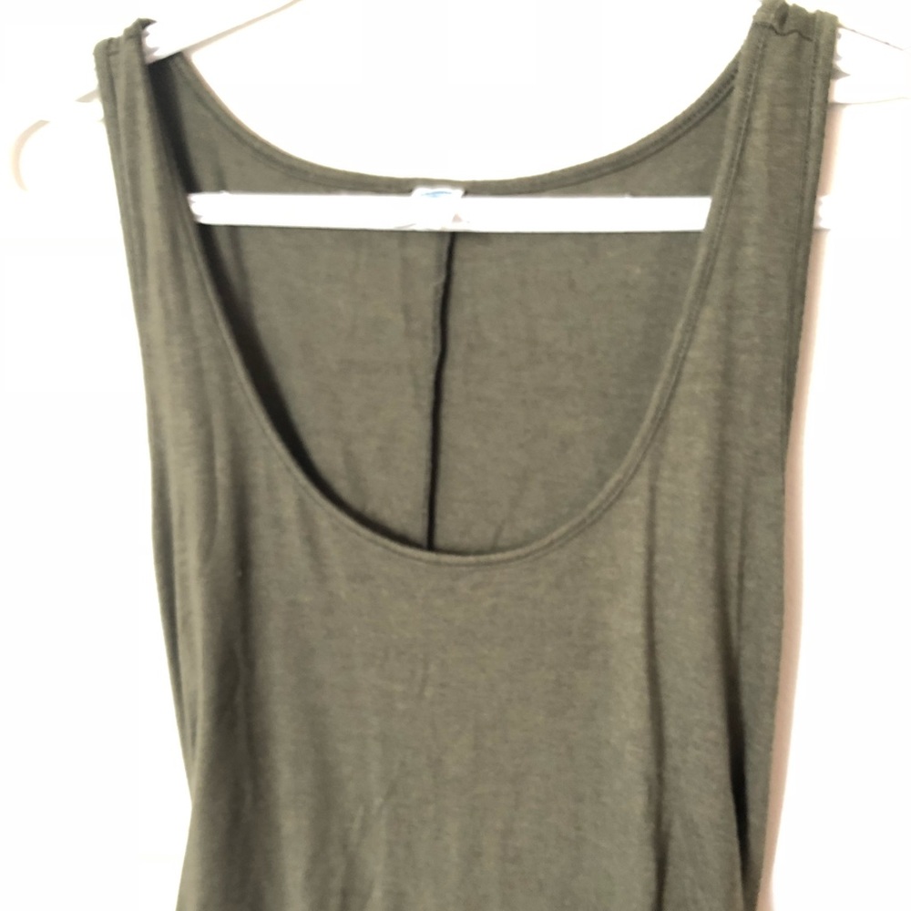 Large Old Navy Olive Green Maternity Dress